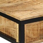 vidaXL Bureau Marron 105 x 50 x 75 cm Bois de manguier massif