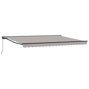 vidaXL Cadre d'auvent Gris clair 450 × 300 cm