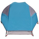 vidaXL Tente de camping à dôme 1 personne bleu imperméable