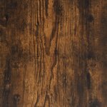 vidaXL Étagères murales 4 Pièces chêne fumé 60x10x1 5cm bois d'ingénierie