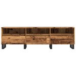 vidaXL Meuble TV vieux bois 150x30x44 5 cm bois d'ingénierie