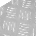 vidaXL Plaques à damier 5 Pièces Argent 60 x 18 cm Aluminium