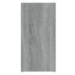 vidaXL Armoire à livres Sonoma gris 50x25x106 cm