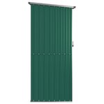 vidaXL Abri de jardin vert 118 5 x 97 x 209 5 cm Acier galvanisé