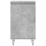 vidaXL Buffet gris béton 40x35x70 cm bois d'ingénierie