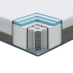 vidaXL Matelas Blanc  Gris 80 x 200 cm Mousse