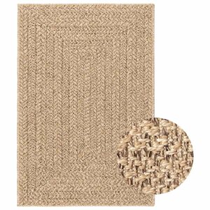 vidaXL Tapis ZIZUR 140x200 cm aspect de jute intérieur et extérieur