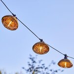 Guirlande lumineuse extérieur Cottage 5 70 m - 10 globes transparents - LED blanc chaud