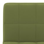 vidaXL Tabourets de bar lot de 2 vert clair velours