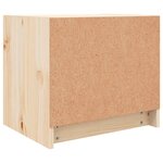 vidaXL Tables de chevet 2 Pièces 40x31x35 5 cm bois de pin massif
