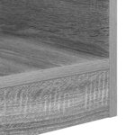 vidaXL Table d'appoint Gris Sonoma 30 5 x 30 x 45 cm Bois d'ingénierie
