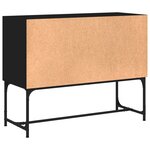 vidaXL Buffet noir 100x40x79 5 cm bois d'ingénierie