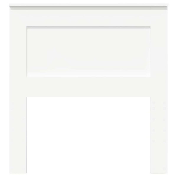 vidaXL Tête de lit avec tête de lit Blanc 100 cm Bois d'ingénierie