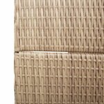vidaXL Paravent Pliant Manuel Beige 196 x 200 cm polyrotin