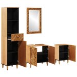 vidaXL Ensemble de Meubles de Salle de Bain 4 pièces