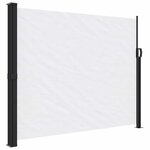 vidaXL Auvent latéral rétractable blanc 170x300 cm