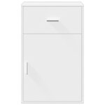 vidaXL Armoire de rangement blanc 56 5x39x90 cm bois d'ingénierie
