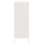 vidaXL Buffet haut blanc 68x39x101 5 cm acier