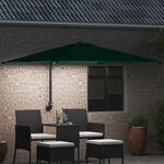 vidaXL Parasol de jardin Vert 248 5 x 247 5 x 160 cm