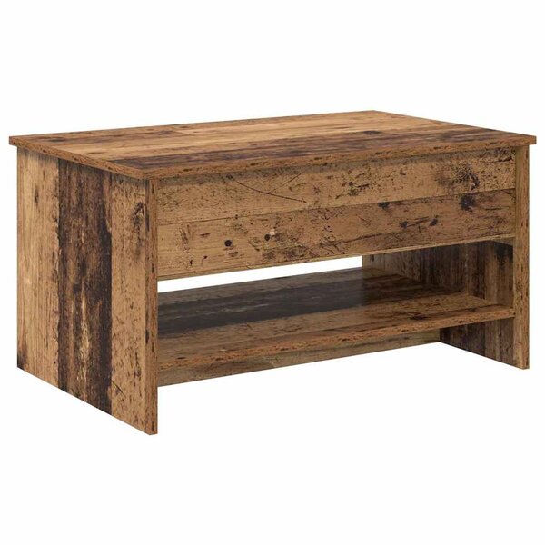 vidaXL Table basse Bois ancien 80 x 50.5 x 41.5 cm Bois d'ingénierie