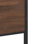 vidaXL Cadre de lit métal avec tête de lit et pied de lit 120x200 cm