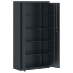 vidaXL Classeur anthracite 90x40x220 cm acier