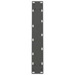 vidaXL Pieds de table à manger Anthracite 2 pièces 50 x (72-73) cm Acier