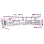 vidaXL Ensemble de canapés d'extérieur 6 pc Gris Naturel et Clair