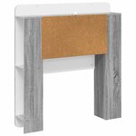 vidaXL Cabinet de Tête de Lit Sonoma gris Bois d’ingénierie