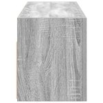 vidaXL Armoire murale de bain sonoma gris 80x25x30cm bois d'ingénierie