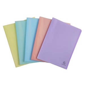 Protège-documents PP semi rigide Chromaline Pastel 40 vues - A4 - Coloris Aléatoire EXACOMPTA