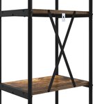 vidaXL Étagère Chêne fumé 40 x 30 x 146 cm Bois d'ingénierie