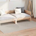 vidaXL Tapis de surface HUARTE Crème 230 x 160 cm Polyester