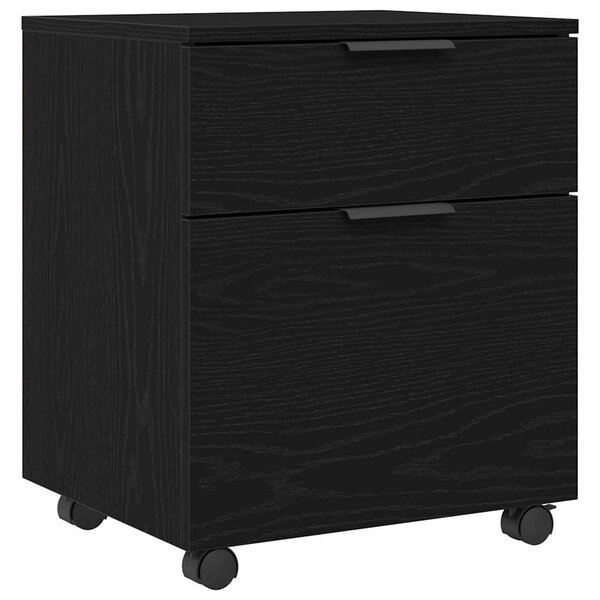 vidaXL Cabinet de Dossier Chêne noir 45 x 38 x 54 cm Bois d'ingénierie
