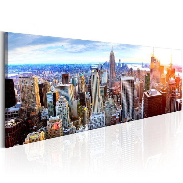 Tableau - beautiful manhattan l x h en cm 135x45