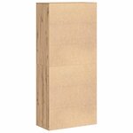 vidaXL Haut de Mobilier avec étagère chêne artisanal 80 x 39 x 178 cm