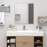 vidaXL Miroir mural 100x60 cm Verre