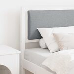 vidaXL Tête de lit Autre Blanc 80 cm Bois massif en pin