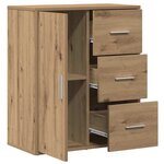 vidaXL Buffet chêne artisanal 60 x 31 x 70 cm Bois d'ingénierie