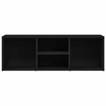 vidaXL Banc à chaussures Noir 105x35x35 cm Aggloméré