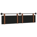 vidaXL Tête de lit suspendue Taupe PU antique