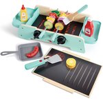 Hape E3214 - Set de barbecue et plancha