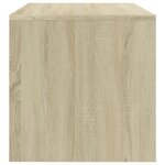 vidaXL Meuble TV Chêne sonoma 100x40x40 cm Bois d'ingénierie