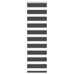 vidaXL Store zèbre noir 45x150 cm largeur du tissu 40 9 cm polyester