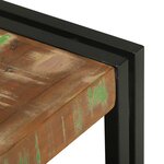 vidaXL Table Basse Multicolore 120x50x38 cm Bois Massif Récupéré
