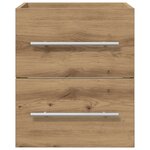 vidaXL Armoire d'évier avec tiroir Chêne artisanal 38 5 x 41 x 48 cm