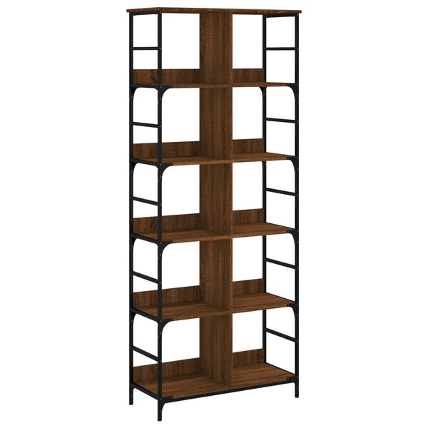 vidaXL Bibliothèque chêne marron 78 5x33x188 5 cm bois d'ingénierie