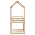vidaXL Lit superposé sans matelas 75x190 cm bois de pin massif