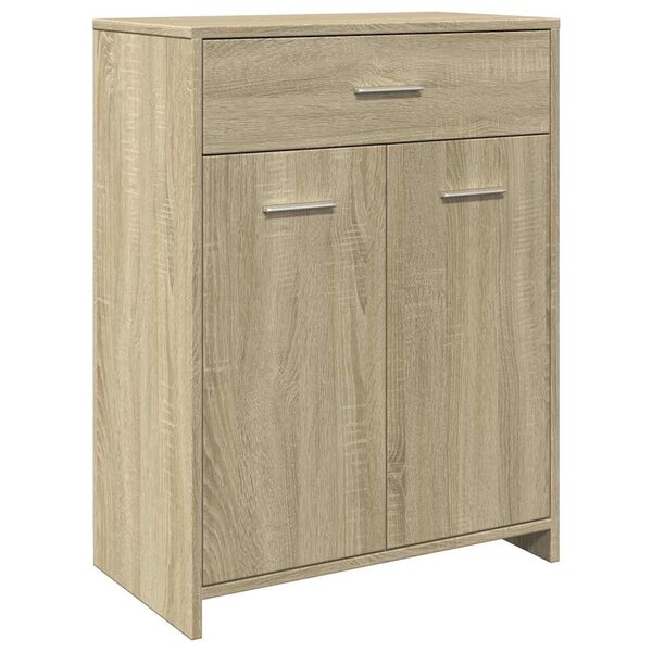vidaXL Armoire de salle de bain Chêne sonoma 60x33x80 cm Aggloméré