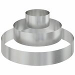 vidaXL Cache-pot de jardin Argent 120 x 120 x 20 cm Acier galvanisé